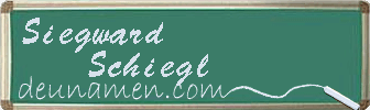 Siegward Schiegl Visitenkarte